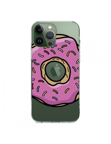 Coque iPhone 13 Pro Max Donuts Rose Transparente - Yohan B.