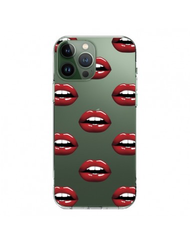 Coque iPhone 13 Pro Max Lèvres Rouges Lips Transparente - Yohan B.
