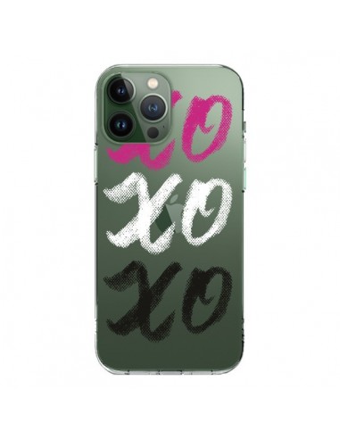 Cover iPhone 13 Pro Max XoXo Rosa Bianco Nero Trasparente - Yohan B.