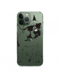 Coque iPhone 13 Pro Max Chien Bulldog Dog Transparente -...