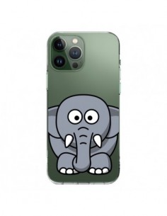 Coque iPhone 13 Pro Max Elephant Animal Transparente -...