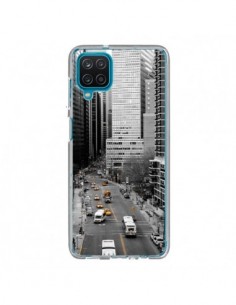 Coque Samsung Galaxy A12 et M12 New York Noir et Blanc -...