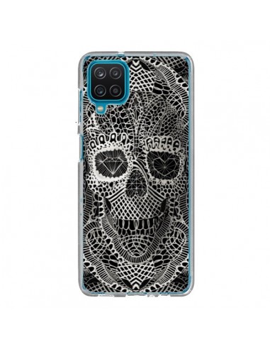Coque Samsung Galaxy A12 et M12 Skull Lace Tête de Mort - Ali Gulec