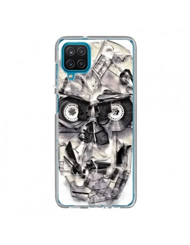 Coque Samsung Galaxy A12 et M12 Tape Skull K7 Tête de Mort - Ali Gulec