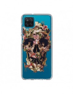 Coque Samsung Galaxy A12 et M12 Jungle Skull Tête de Mort...