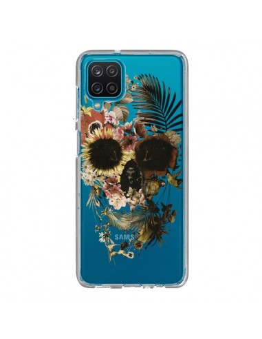 Coque Samsung Galaxy A12 et M12 Garden Skull Tête de Mort Transparente - Ali Gulec