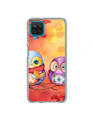 Coque Samsung Galaxy A12 et M12 Chouette Arbre - Annya Kai