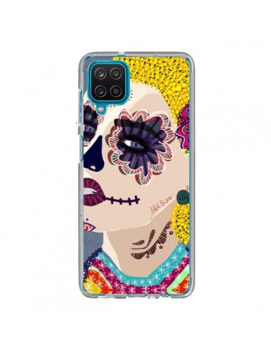 Coque Samsung Galaxy A12 et M12 Sugar Skull Tête de Mort - AlekSia