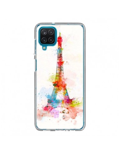 Coque Samsung Galaxy A12 et M12 Paris Tour Eiffel Muticolore - Asano Yamazaki