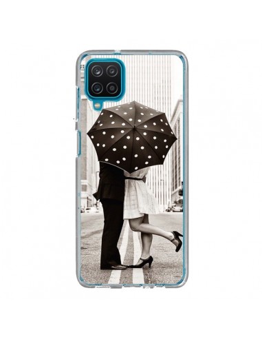 Coque Samsung Galaxy A12 et M12 Secret under Umbrella Amour Couple Love - Asano Yamazaki
