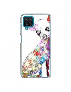 Coque Samsung Galaxy A12 et M12 Chien Chihuahua Graffiti...