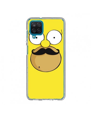 Coque Samsung Galaxy A12 et M12 Homer Movember Moustache Simpsons - Bertrand Carriere