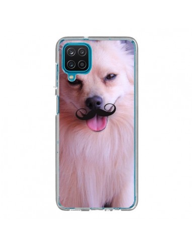 Coque Samsung Galaxy A12 et M12 Clyde Chien Movember Moustache - Bertrand Carriere