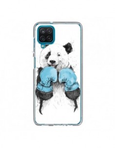Coque Samsung Galaxy A12 et M12 Winner Panda Boxeur -...