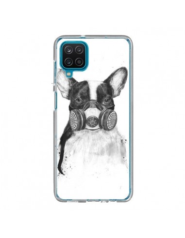 Coque Samsung Galaxy A12 et M12 Tagueur Bulldog Dog Chien Big City Life - Balazs Solti