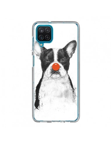 Coque Samsung Galaxy A12 et M12 Clown Bulldog Chien Dog - Balazs Solti