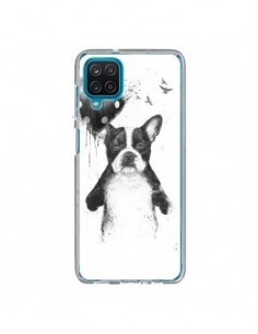 Coque Samsung Galaxy A12 et M12 Lover Bulldog Chien Dog...