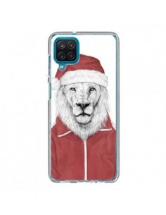 Coque Samsung Galaxy A12 et M12 Santa Lion Père Noel -...