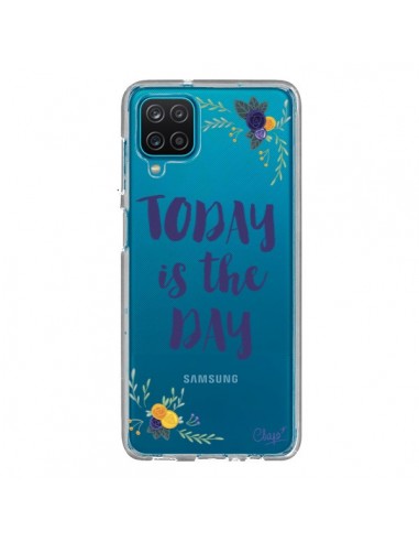 Coque Samsung Galaxy A12 et M12 Today is the day Fleurs Transparente - Chapo