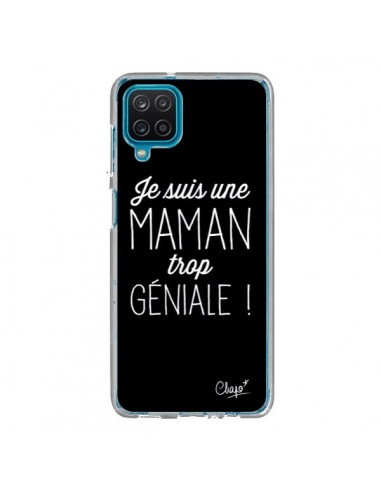 Coque Samsung Galaxy A12 et M12 Je suis une Maman trop Géniale - Chapo