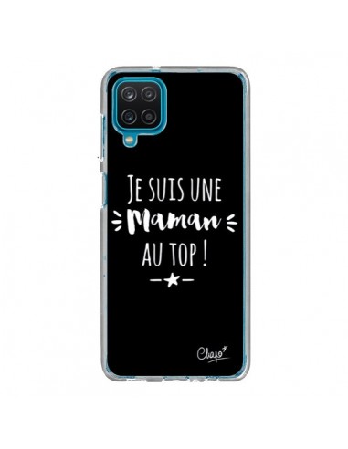 Coque Samsung Galaxy A12 et M12 Je suis une Maman au Top - Chapo