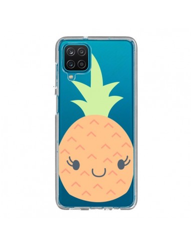 Coque Samsung Galaxy A12 et M12 Ananas Pineapple Fruit Transparente - Claudia Ramos