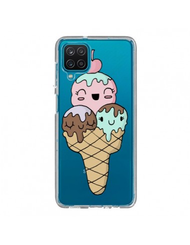 Coque Samsung Galaxy A12 et M12 Ice Cream Glace Summer Ete Cerise Transparente - Claudia Ramos