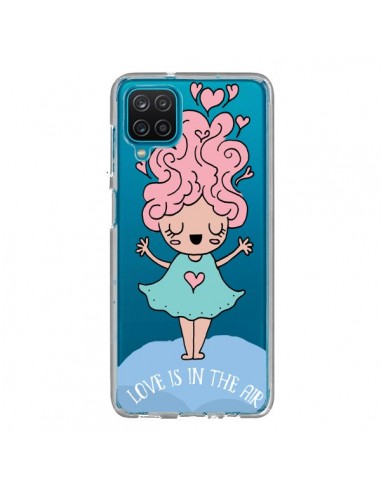 Coque Samsung Galaxy A12 et M12 Love Is In The Air Fillette Transparente - Claudia Ramos