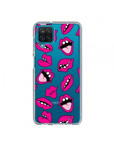 Coque Samsung Galaxy A12 et M12 Lèvres Lips Bouche Kiss Transparente - Claudia Ramos