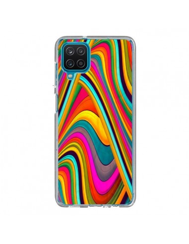 Coque Samsung Galaxy A12 et M12 Acid Vagues - Danny Ivan