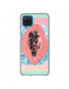 Coque Samsung Galaxy A12 et M12 Papaya Rocks Fruit -...