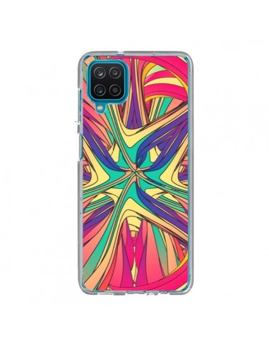 Coque Samsung Galaxy A12 et M12 Veins Veines Azteque Vagues - Danny Ivan