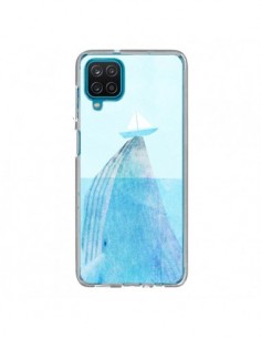 Coque Samsung Galaxy A12 et M12 Baleine Whale Bateau Mer...