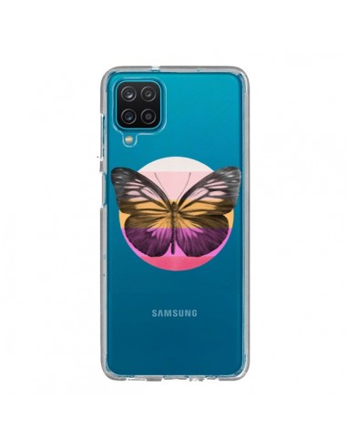Coque Samsung Galaxy A12 et M12 Papillon Butterfly Transparente - Eric Fan