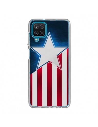Coque Samsung Galaxy A12 et M12 Captain America - Eleaxart