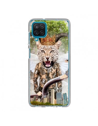 Coque Samsung Galaxy A12 et M12 Hear Me Roar Leopard - Eleaxart