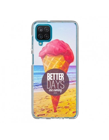 Coque Samsung Galaxy A12 et M12 Glace Ice Cream Été - Eleaxart