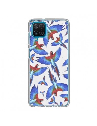 Coque Samsung Galaxy A12 et M12 Perroquets Parrot - Eleaxart