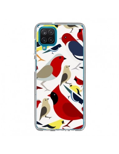 Coque Samsung Galaxy A12 et M12 Oiseaux Birds - Eleaxart