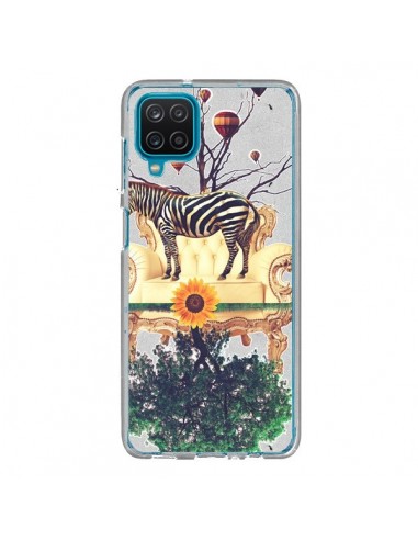 Coque Samsung Galaxy A12 et M12 Zebre The World - Eleaxart