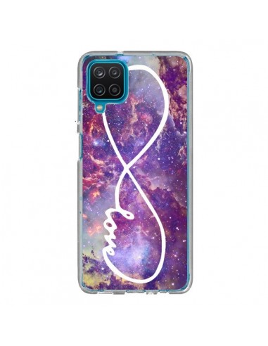 Coque Samsung Galaxy A12 et M12 Love Forever Infini Galaxy - Eleaxart