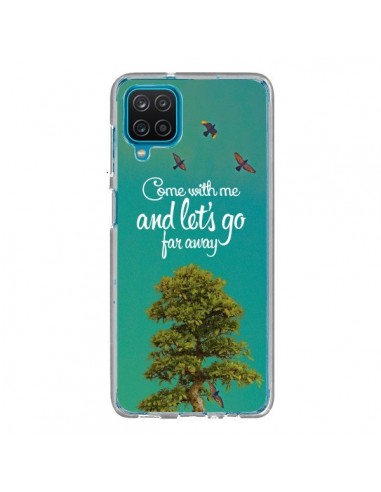 Coque Samsung Galaxy A12 et M12 Let's Go Far Away Tree Arbre - Eleaxart