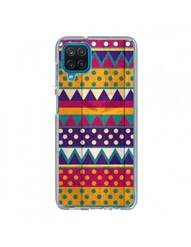 Coque Samsung Galaxy A12 et M12 Mexican Triangle Aztec Azteque - Eleaxart