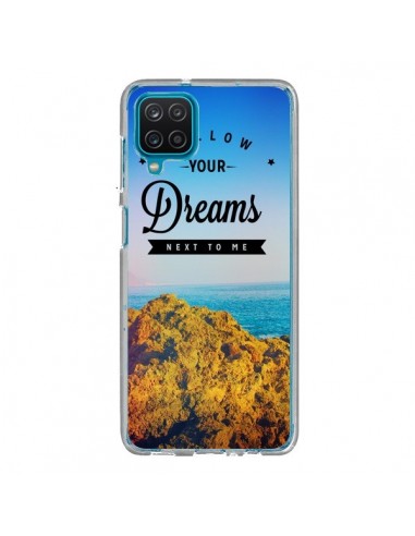 Coque Samsung Galaxy A12 et M12 Follow your dreams Suis tes rêves - Eleaxart