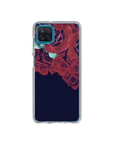 Coque Samsung Galaxy A12 et M12 Roses - Eleaxart