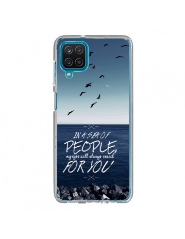 Coque Samsung Galaxy A12 et M12 Sea Mer Plage - Eleaxart