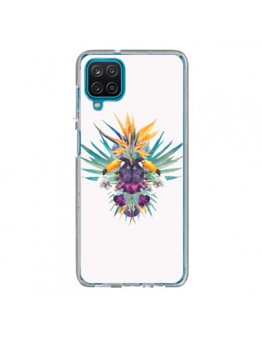 Coque Samsung Galaxy A12 et M12 Exotic Toucans Summer Ete - Eleaxart