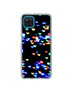 Coque Samsung Galaxy A12 et M12 Heart Coeurs Muticolores...