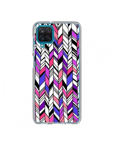 Coque Samsung Galaxy A12 et M12 Graphic Azteque Rose Violet -  Léa Clément