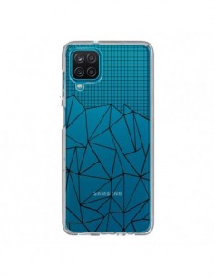 Coque Samsung Galaxy A12 et M12 Lignes Grille Grid...